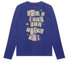 Navy Heather Long Sleeve