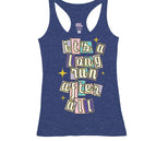 Heather Navy Racerback