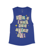 Heather Navy Flowy Tank
