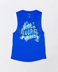 Royal Blue Flowy Tank