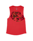 Red Flowy Tank