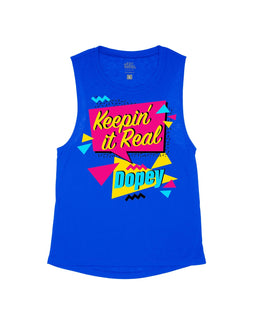 Royal Blue Flowy Tank / S