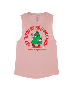 Vintage Pink Flowy Tank / XS