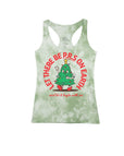 Green Tie-Dye Racerback