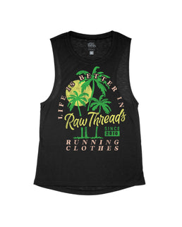 Black Flowy Tank / XS