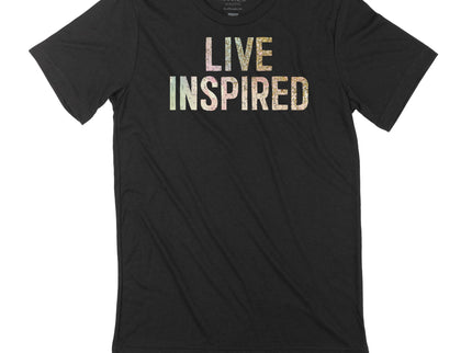 live inspired (pastel and gold sparkle)