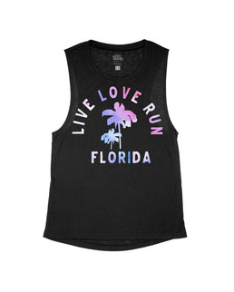 Black Flowy Tank / XS