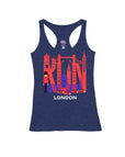 Heather Navy Racerback