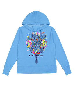 Heather Blue Hoodie / S