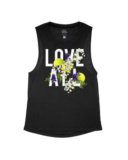 Black Flowy Tank / XS