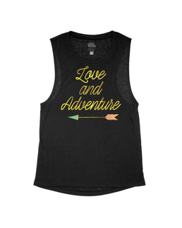 Black Flowy Tank / XS