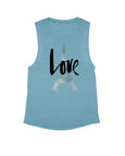 Deep Teal Flowy Tank