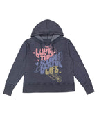 Heather Navy Hoodie