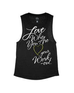 Black Flowy Tank / XS