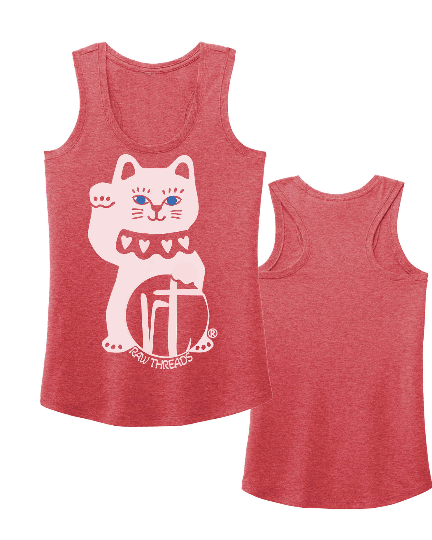 Lucky Cat Raw Threads Logo