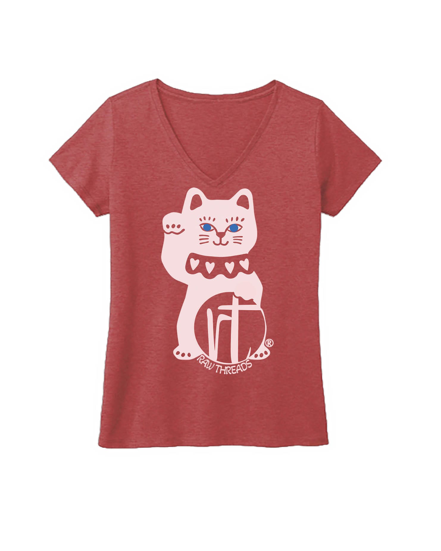 Lucky Cat Raw Threads Logo