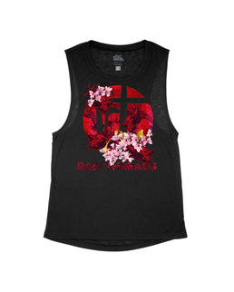 Black Flowy Tank / XS
