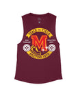 Maroon Flowy Tank