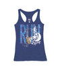 Heather Navy Racerback