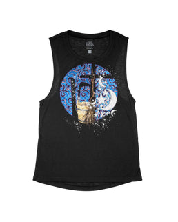 Black Flowy Tank / XS