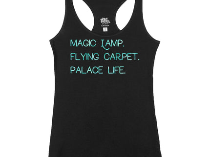 MAGIC LAMP. FLYING CARPET. PALACE LIFE.