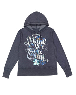 Navy Heather Hoodie / S