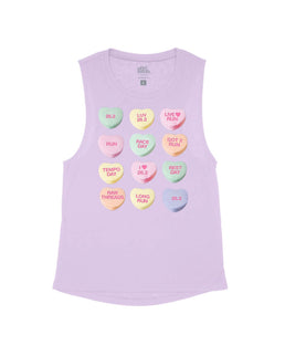 Lavender Flowy Tank / S