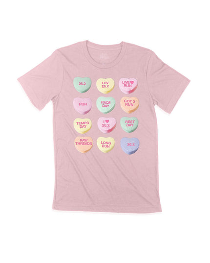 Marathoner's Candy Hearts
