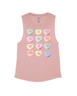 Vintage Pink Flowy Tank / S