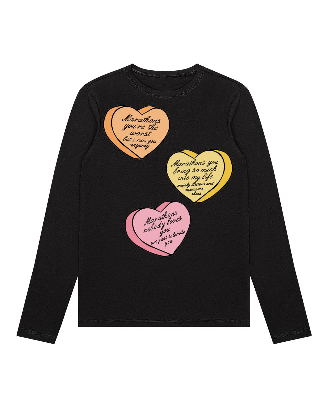 Marathoner Valentine Candy Messages