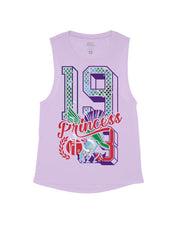 Mermaid Princess Varsity Block Numbers