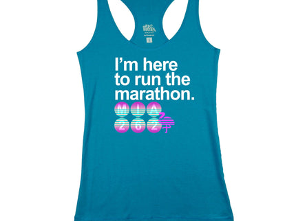 Miami I'm here to run the marathon