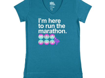 Miami I'm here to run the marathon