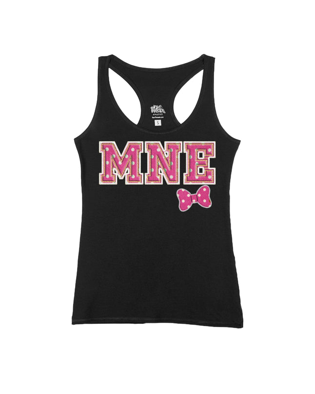 MNE Pink Sorority Letters