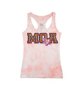 Pink Tie-Dye Racerback