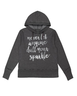 Black Heather Hoodie / S