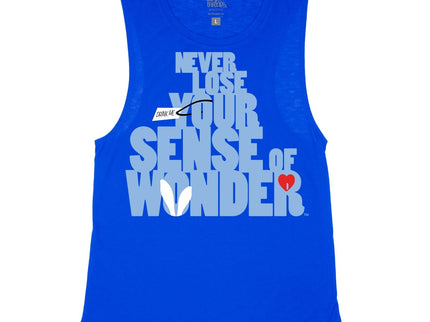 Never Lose your Sense of Wonder Block Letters