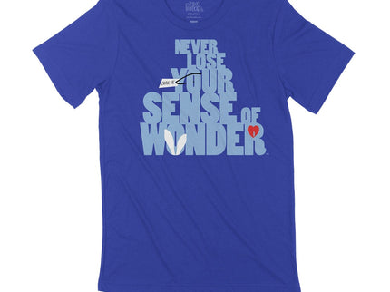 Never Lose your Sense of Wonder Block Letters