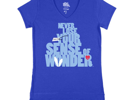 Never Lose your Sense of Wonder Block Letters