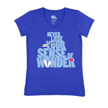 Never Lose your Sense of Wonder Block Letters