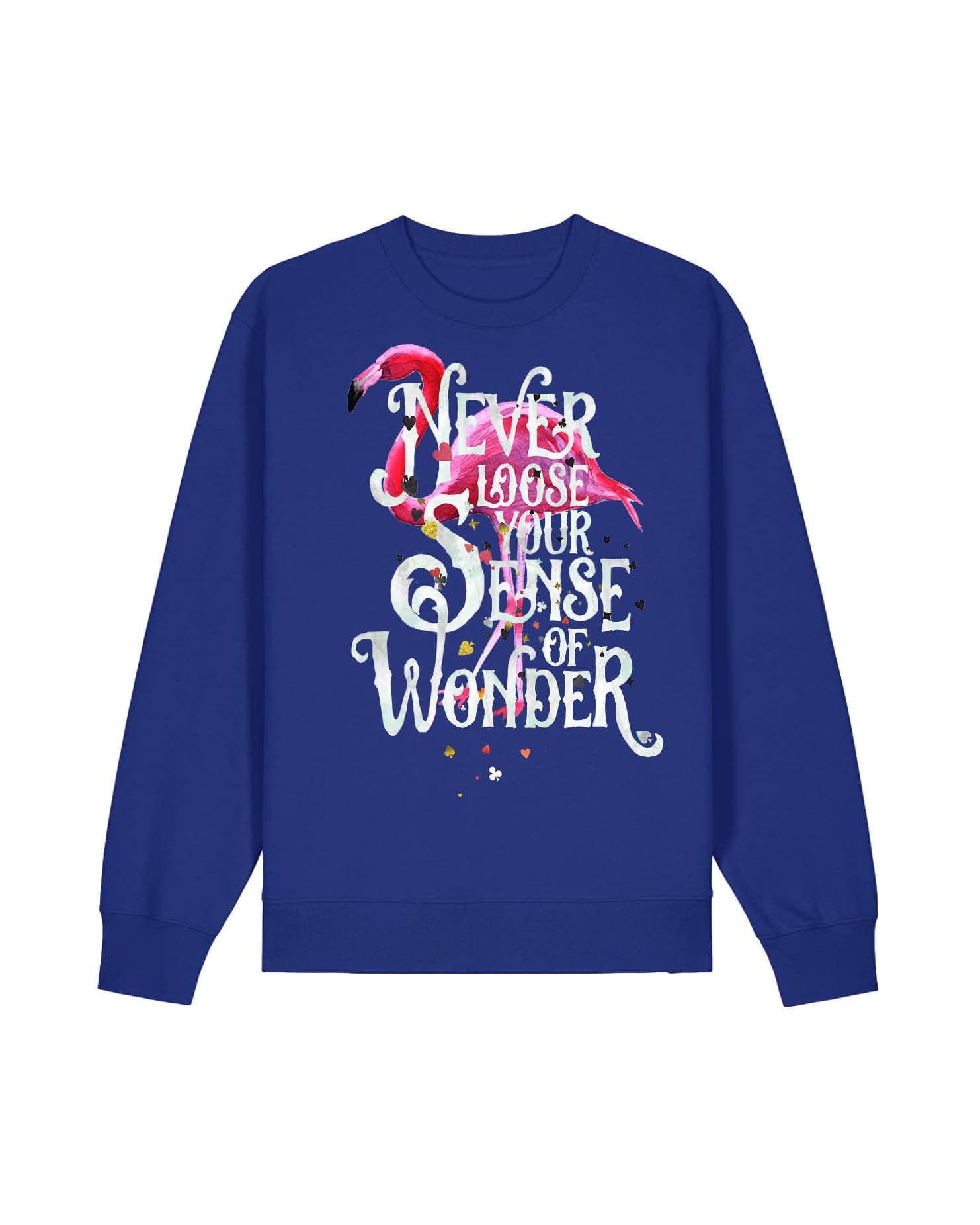 Never lose your sense of wonder flamingo