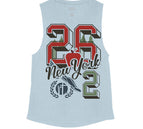 Stone Blue Flowy Tank