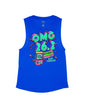 Royal Blue Flowy Tank