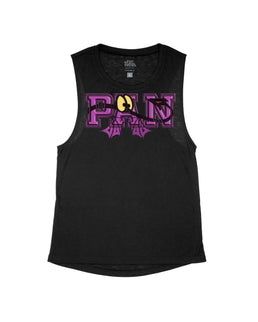 Black Flowy Tank / XS