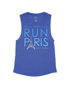 Heather Navy Flowy Tank