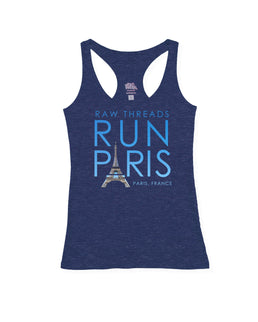 Heather Navy Racerback / M