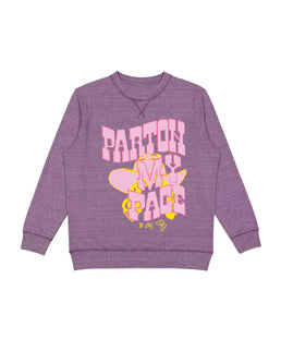 Plum Heather Pullover / S