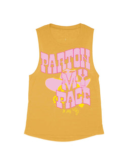 Golden Flowy Tank / XS