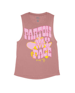 Vintage Pink Flowy Tank / XS