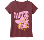 Maroon Heather Tri-Blend V